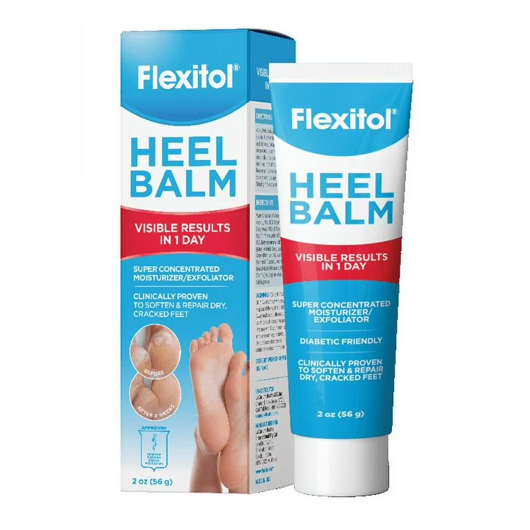 Flexitol Heel Balm, Rich Moisturizing & Exfoliating Foot Cream, 2 oz Tube | Walmart (US)