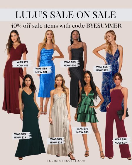 There’s an amazing sale happening at Lulu’s this weekend. Take an addition 40% off already reduced items, including a ton of beautiful dresses in every style. Use code BYESUMMER at checkout. 

Wedding guest dress, summer dress, lbd, cocktail dress, formal dress, long dress, off the shoulder dress, jumpsuit 



#liketkit #LTKsalealert #LTKstyletip #LTKunder50
