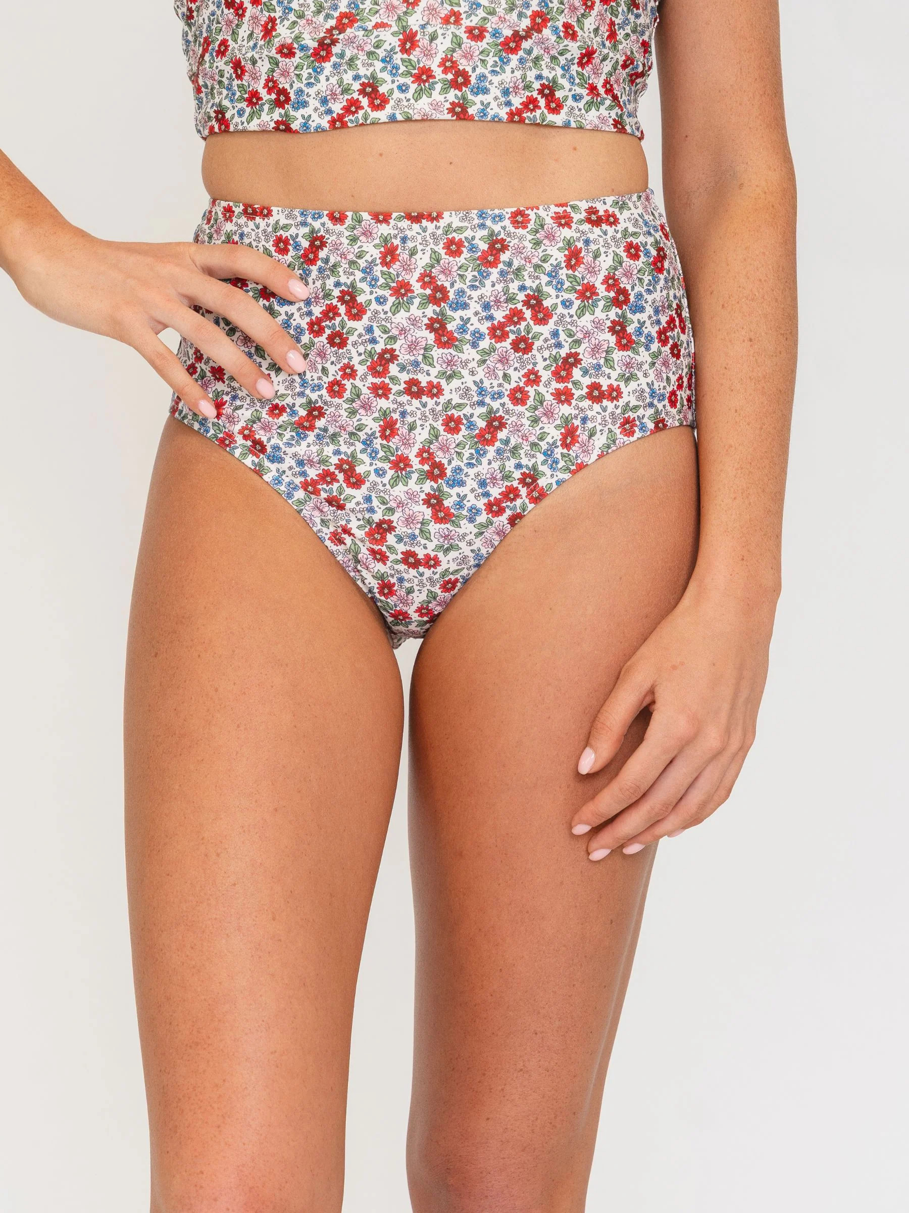 Sweet Pea High-Waist Bottom | Lime Ricki