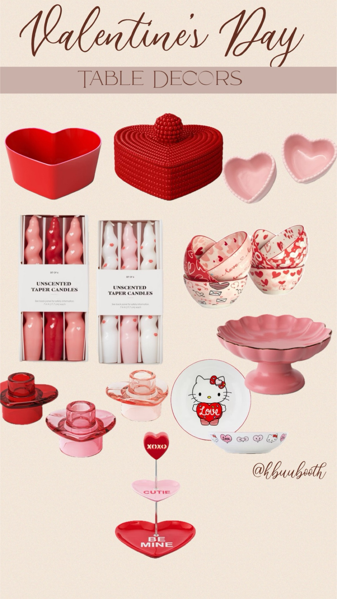Valentine’s Day decors
Valentine’s Day decorations 
Table decorations 

#LTKSeasonal #LTKHome #LTKStyleTip