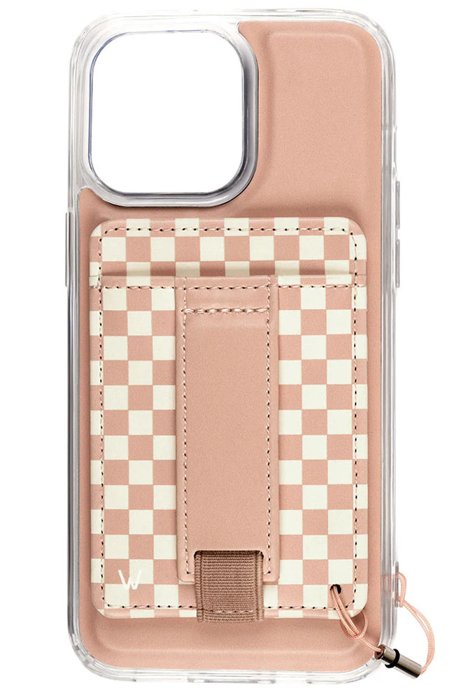 Blush Check Magnetic Case | Walli Cases