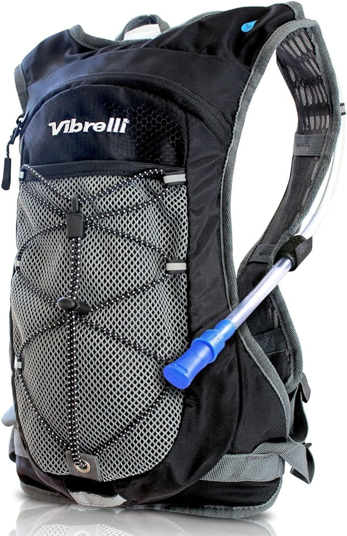 Vibrelli Hydration Pack & 2L Hydration Water Bladder - High Flow Bite Valve - Hydration Backpack ... | Amazon (US)