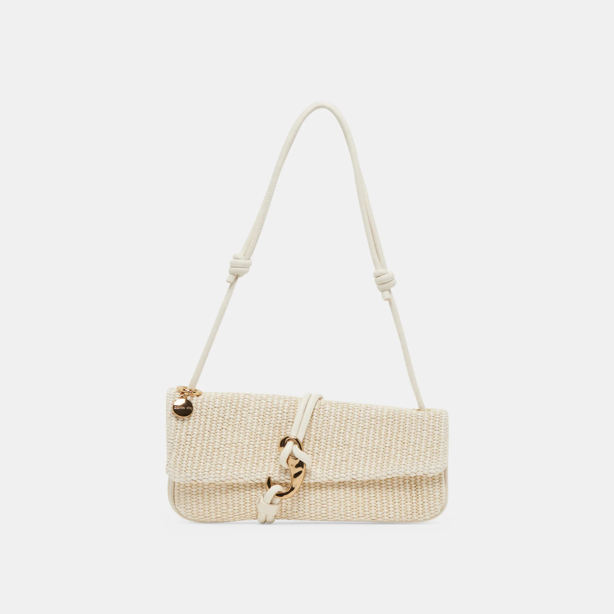 Alice Shoulder Bag Natural Raffia | DolceVita.com