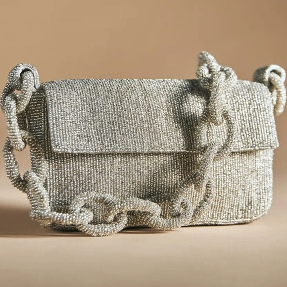 Anthropologie Fiona Chain Edition Beaded Bag | Poshmark