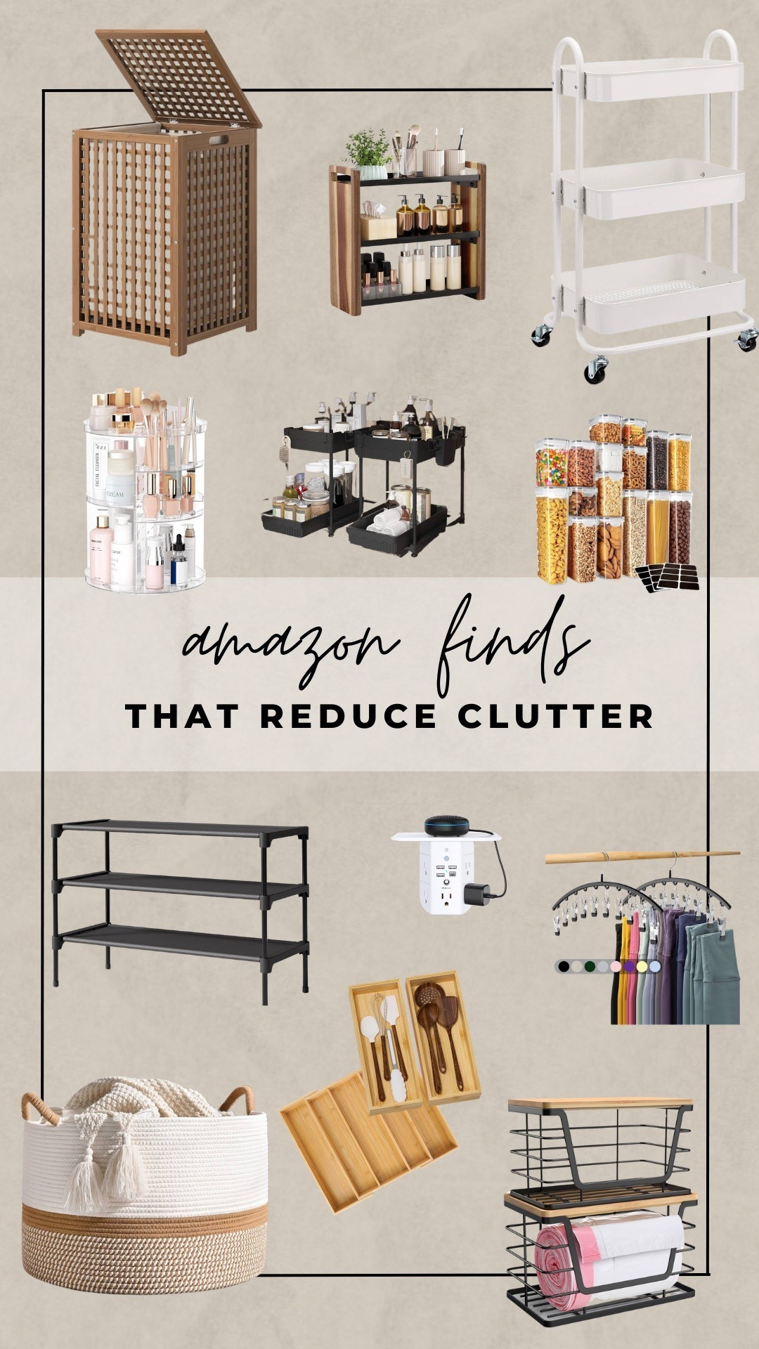 Amazon finds that instantly make your space feel lighter, cleaner, and way more put together 🤍✨ clutter gone = peace restored.

#amazonfinds #amazonhome #amazonfavorites #ltkhome #ltkfinds #ltkstyle #homeorganization #declutteryourlife #organizedhome #homeinspo #homedecor #minimalhome #cleanhomevibes #organizationhacks #homeessentials #simplifyyourspace #clutterfree #tidyhome #aestheticspaces #amazonmusthaves #everydayessentials #homeupgrade #cozyhome #smallspaceideas #storagesolutions