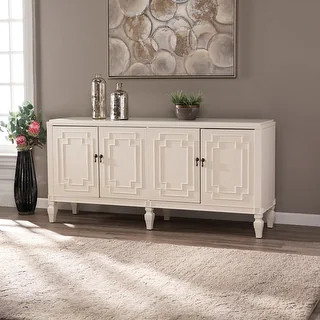 Copper Grove Taborley Transitional White Wood Accent Cabinet | Bed Bath & Beyond