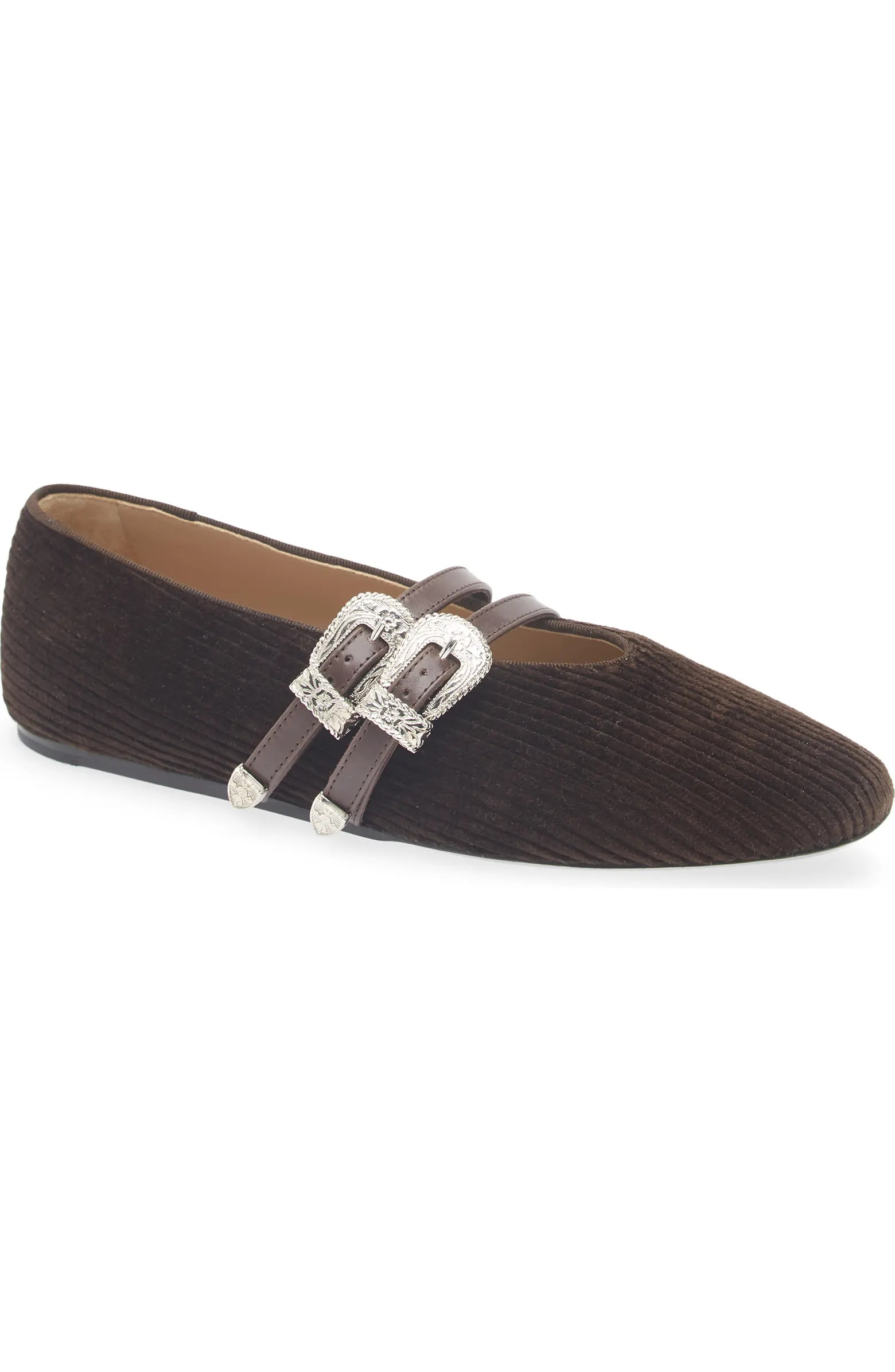 Le Monde Beryl Claudia Corduroy Mary Jane Flat (Women) | Nordstrom | Nordstrom