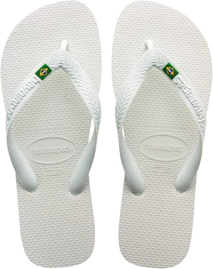 Havaianas Women's Brazil Logo Flip Flops - Spring and Summer Sandals for Women | Amazon (US)