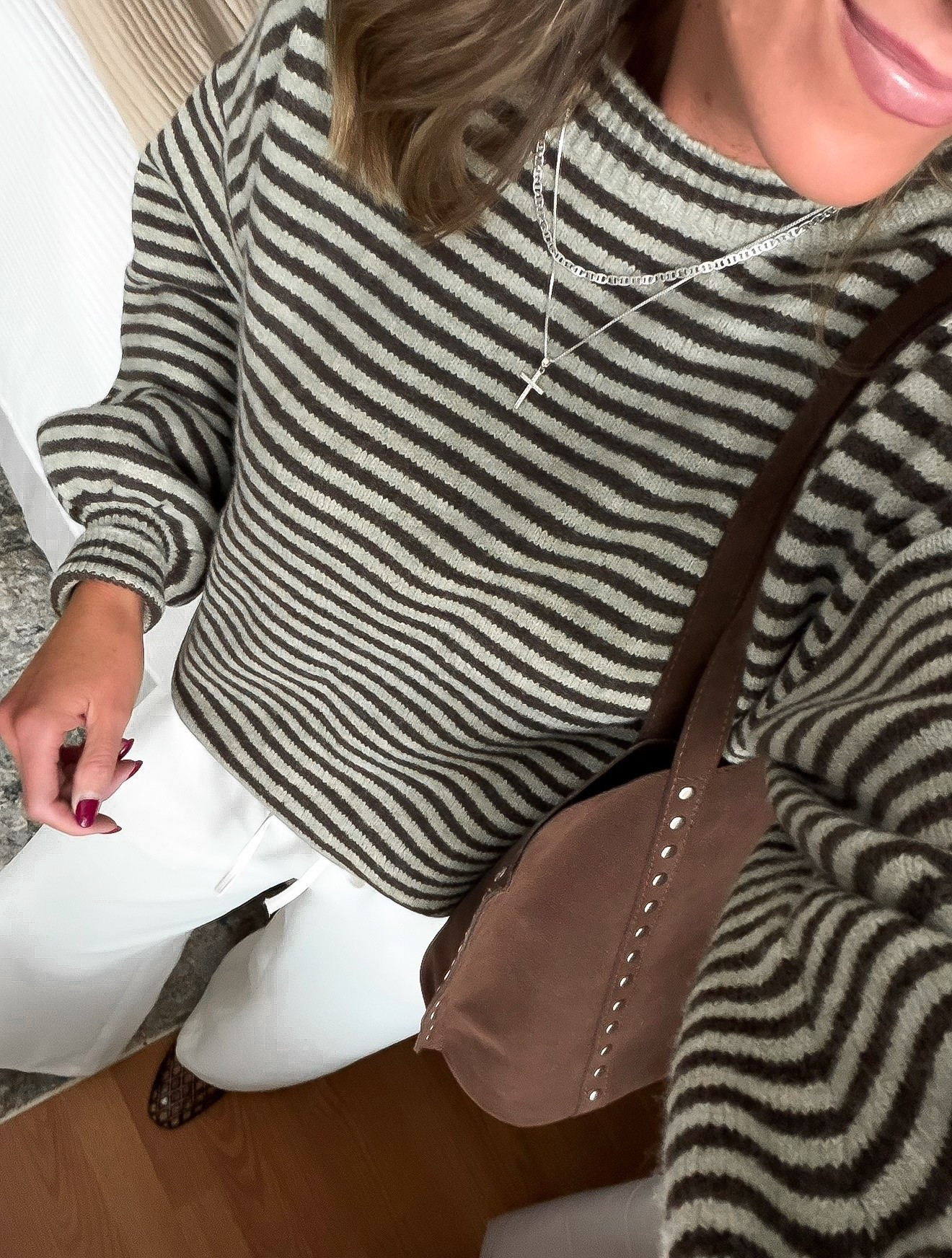 Amazon finds. Sweater is a new arrival. Available in several color options. Pants now available in lengths 👏
Sweater/ small
Pants/ medium regular

#LTKSeasonal #LTKOver40 #LTKSaleAlert