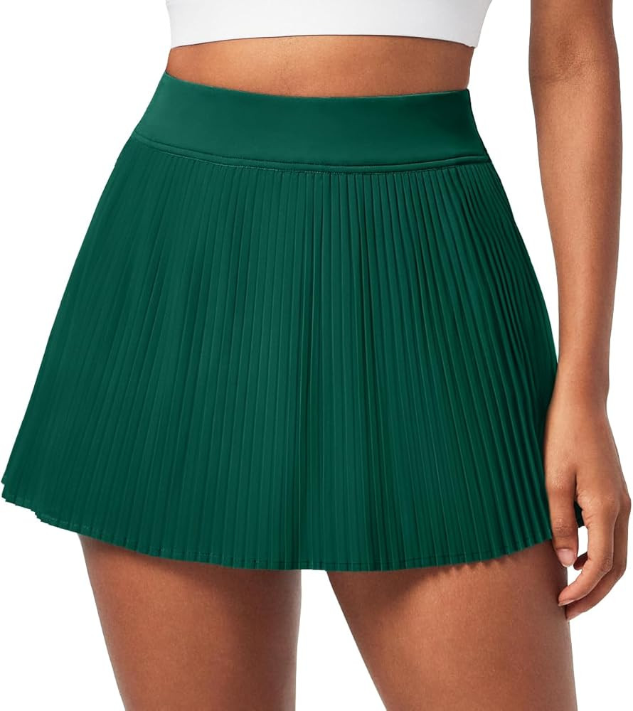 IUGA Pleated Tennis Skirt High Waisted Golf Skirts for Women Athletic Skorts A-Line Skirt with Sh... | Amazon (US)