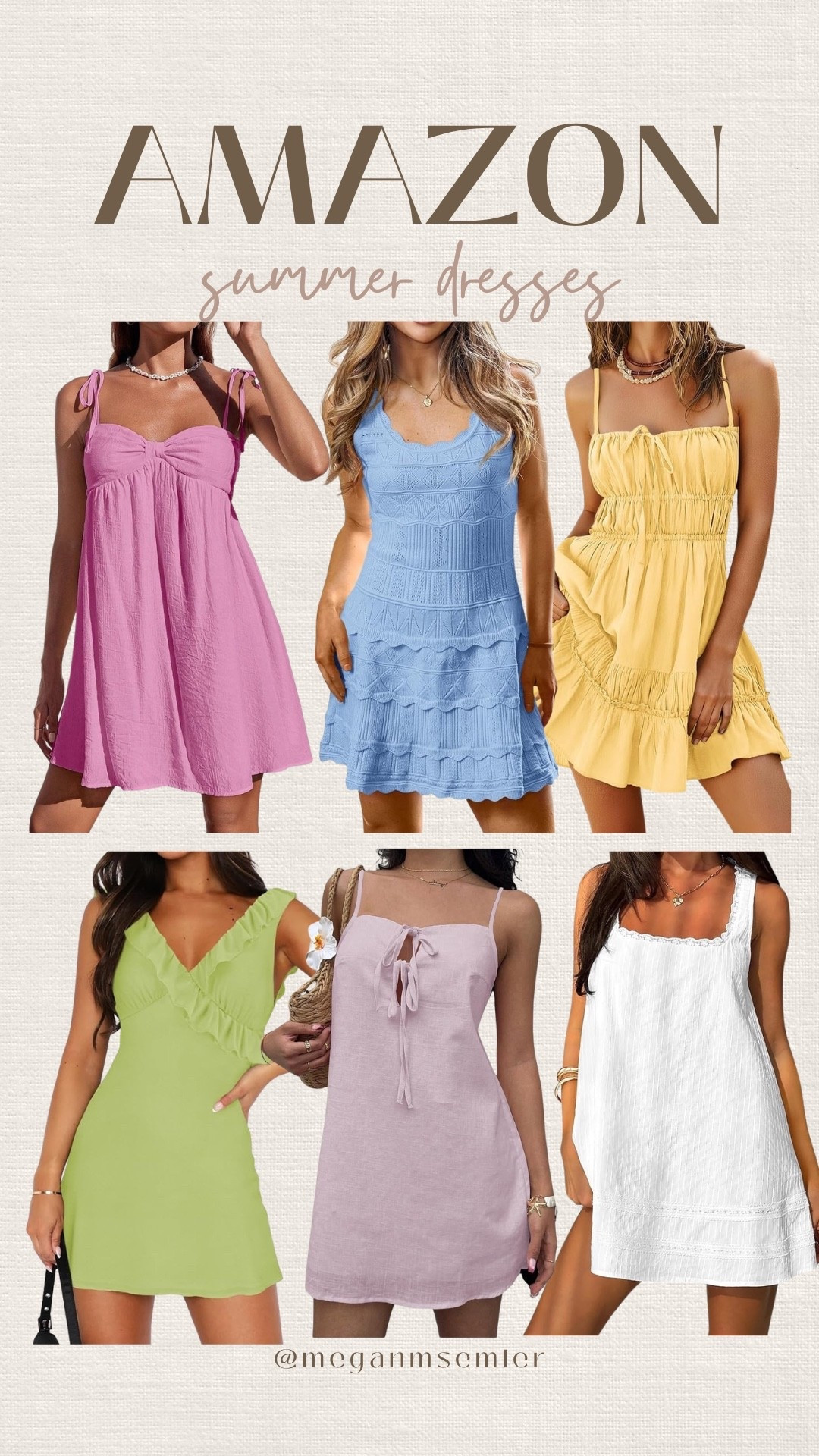 Amazon summer dresses

#LTKgrwm #LTKootd #LTKSeasonal