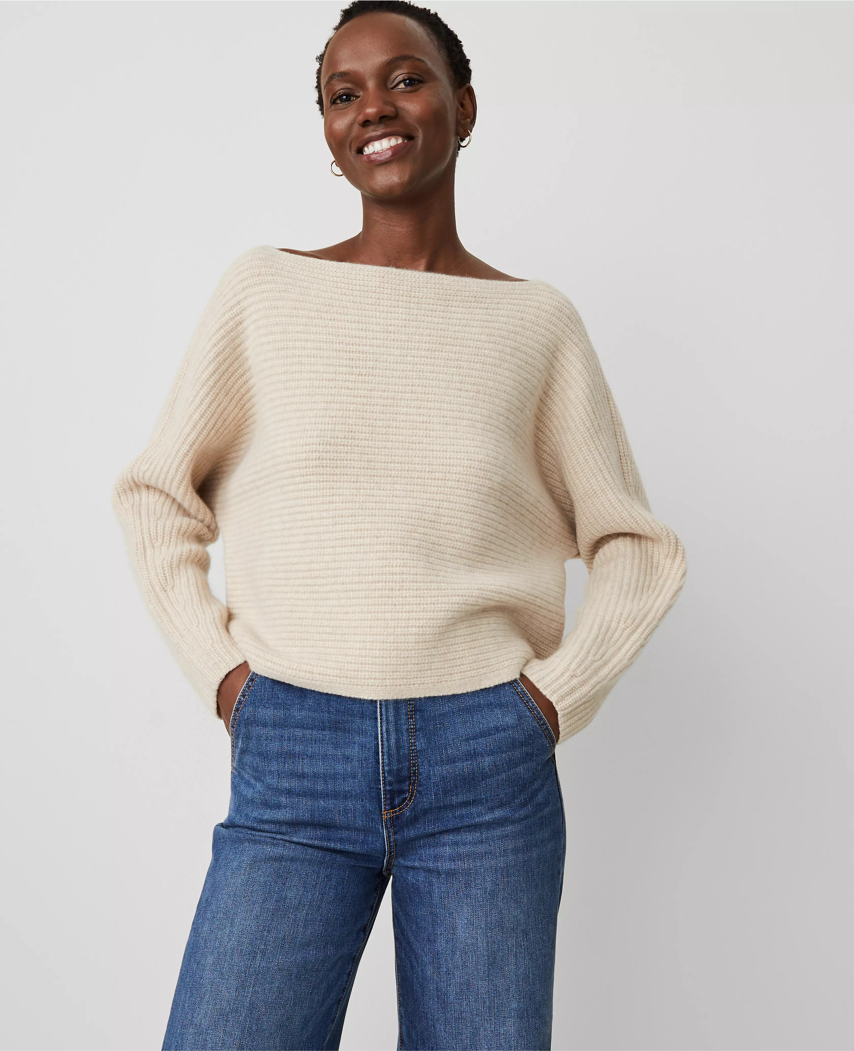 Cashmere Dolman Sweater | Ann Taylor (US)
