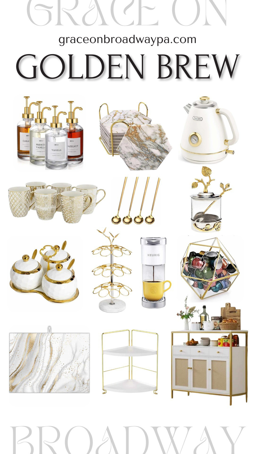 Rise and Shine: Elevate Your Mornings with a Chic Coffee Retreat. Whether it's the break of dawn or a midday pick-me-up, savor the moments with a steaming cuppa from our elegant café haven.In a world that often rushes past the simple joys, there's a serene elegance in slowing down for a cup of coffee or tea. Picture this: a sanctuary within your own home, a haven where the aroma of freshly brewed beverages fills the air, and every sip is a moment of indulgence. Welcome to the world of home coffee and tea bars, where sophistication meets convenience, and every detail is crafted to elevate your experience.

#LTKfamily #LTKhome #LTKGiftGuide