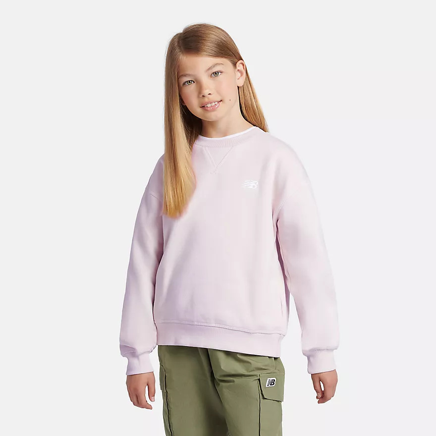 Brush Back Small Logo Crew | New Balance Athletics, Inc.