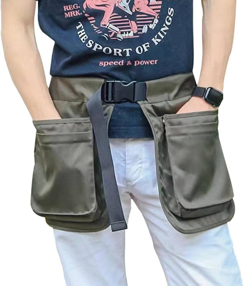 Dog Trainer Treat Pouch with Detachable Pockets, Hand Free, Dog Handler Training Tools Storage Waist Pockets for Men and Women, Also Used to Gardening Work, Hairstylist (Green) | Amazon (US)