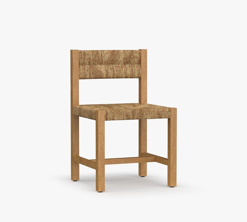 Malibu Woven Outdoor Dining Side Chair | Pottery Barn (US)