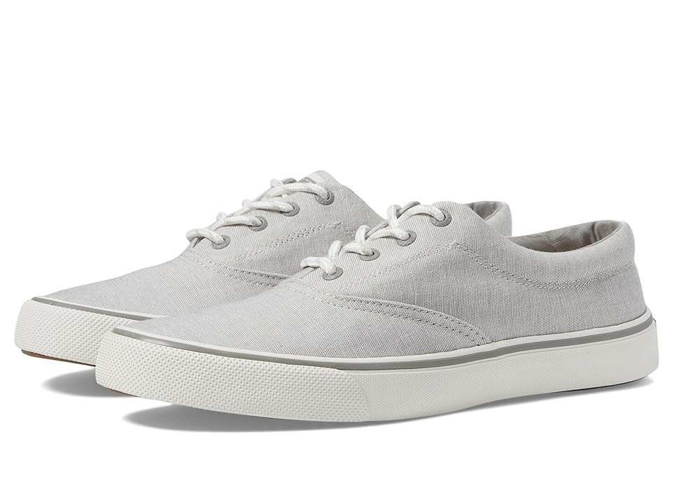 Sperry Striper II CVO Seacycled Men's Shoes Grey Chambray : 4.5 M (D), Fabric/Manmade | Zappos