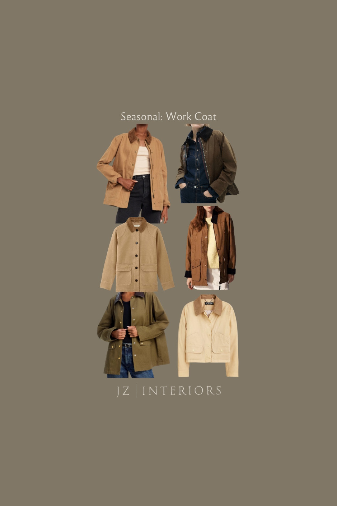 Barn jackets and work coats. 🤎

Fall is the best season for layers and this season we had to hop on this trend. This is what we have in our cart right now. 

#fallstyle #autumn #style #interiors #workcoat #barnjacket #fallfashion

#LTKSeasonal #LTKstyletip #LTKhome