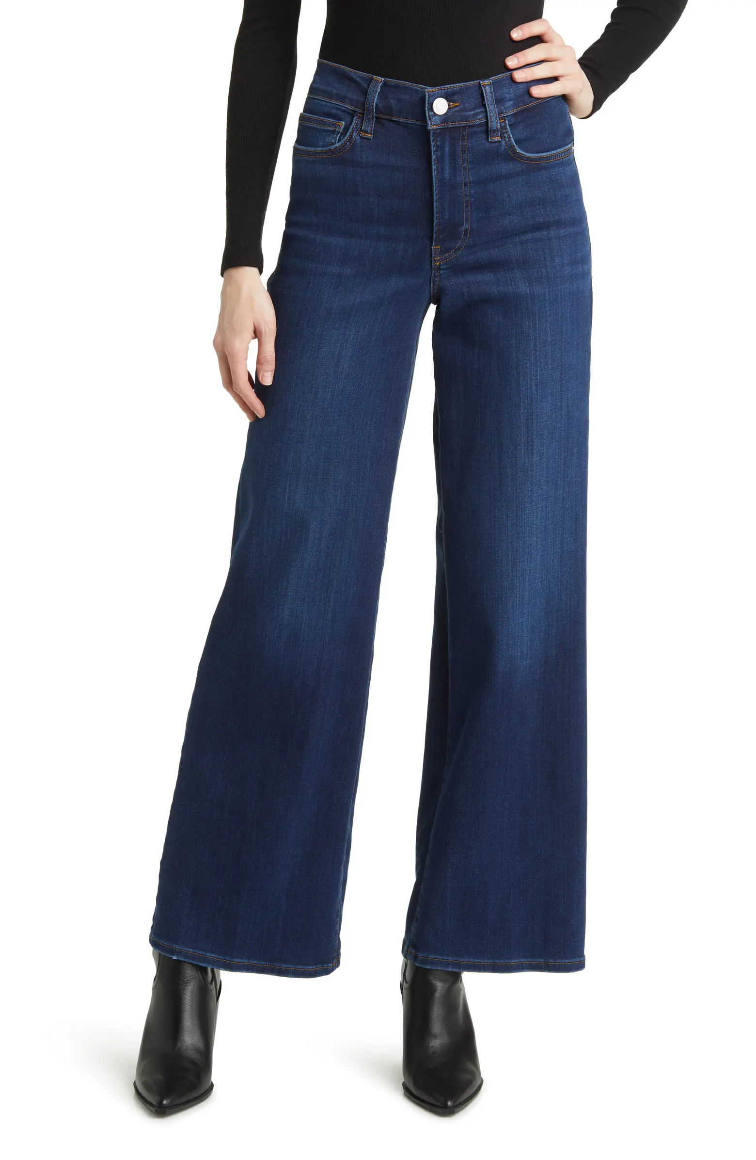 Le Slim Palazzo High Waist Wide Leg Jeans | Nordstrom