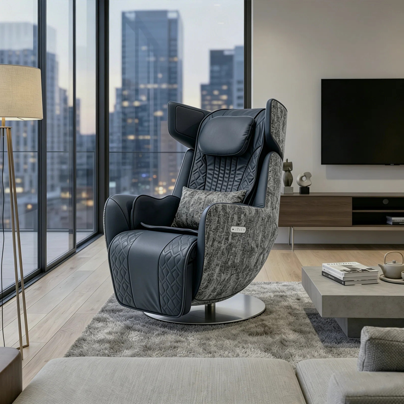 Nouhaus Orbit Heated Massage Chair,full Body Massaging Zero-gravity Leisure Recliner With Low-noi... | Wayfair North America