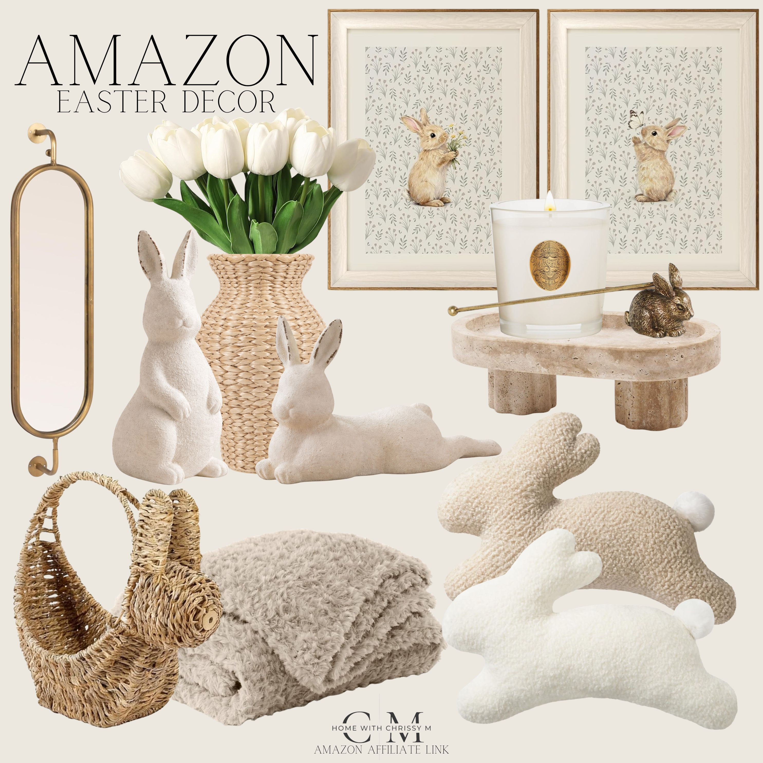 Neutral Easter Home Decor from Amazon!
Amazon Home / Ceramic Bunny Figurines / Neutral Easter Egg Decor / Speckled Egg Accents / Wooden Bead Garlands / Linen Table Runners / Soft Neutral Throw Pillows / Woven Baskets / Rattan Easter Bunnies / Faux Greenery & Spring Branches / Fluted Ceramic Vases / Stoneware Bowls / Minimalist Easter Signs / Neutral Floral Arrangements / Dried Florals & Pampas Grass / Brass or Gold Accent Decor / Glass Cloche Displays / Cream & Beige Candles / Wicker Trays / Neutral Tiered Trays / Organic-Shape Serving Dishes / Light Wood Decorative Eggs / Textured Table Linens / Neutral Mantel Decor / Subtle Bunny Artwork / Soft Spring Wreaths 

 

#LTKSeasonal #LTKHome