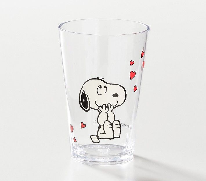 Peanuts® Snoopy® Hearts Valentine's Day Tumbler | Pottery Barn Kids