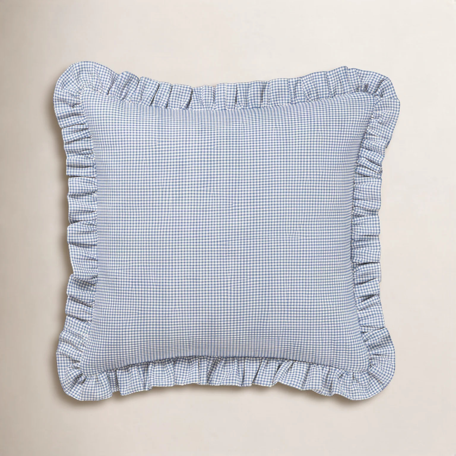 Birch Lane Mini Check Ruffled Accent Pillow | Wayfair North America