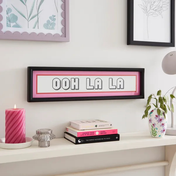 Ooh La La Wall Art | Dunelm