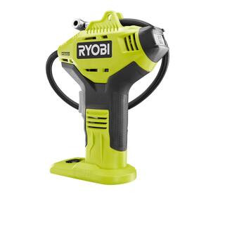 RYOBI ONE+ 18V Cordless High Pressure Inflator with Digital Gauge P737D - The Home Depot | The Home Depot