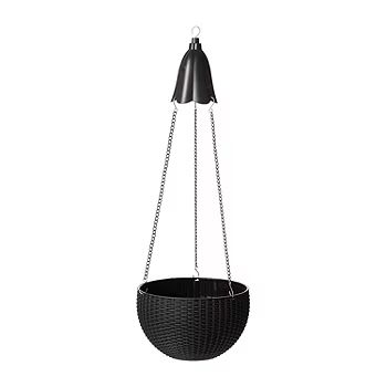 Glitzhome 30" Solar Lighted Hanging Planters | JCPenney