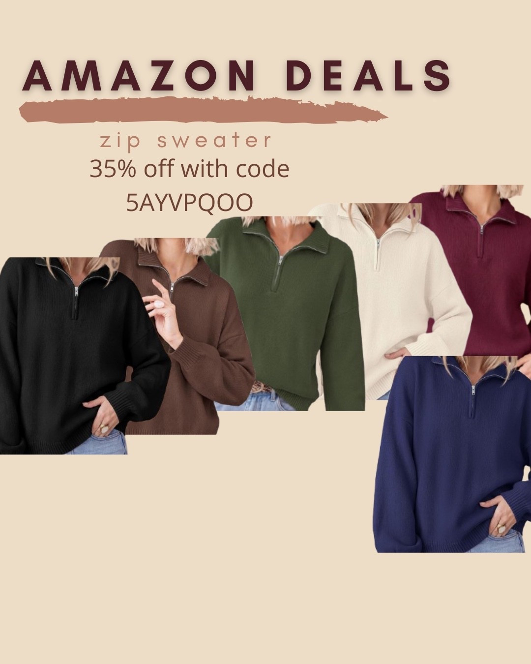 $16 ends 9/15

Amazon fashion
Amazon deals
Zip sweater
Comfy outfit

#LTKSaleAlert