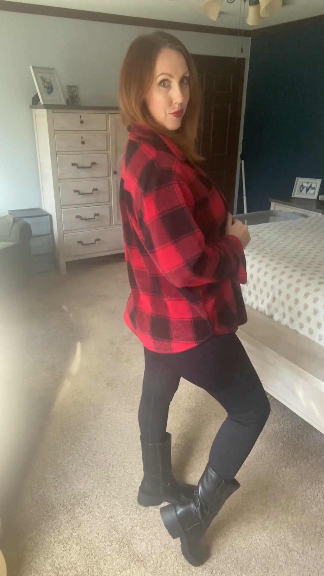 These Walmart boots are 🔥 and such a staple piece for fall + winter 🍂🖤. I paired them with a black bodysuit, a cozy plaid shirt. Then I tried on some chunky sweaters, and even an olive sweater dress. Some exact items are sold out, but I linked similar styles for you in my LTK! Ps. The 90’s are calling with these Vans slip on dupes. 

#walmartpartner #walmartfinds #curvyfashion #tryonhaul #fallfashion #bootseason #affordablestyle #largehips #bigbust

#LTKFallSale #LTKTall #LTKMidsize