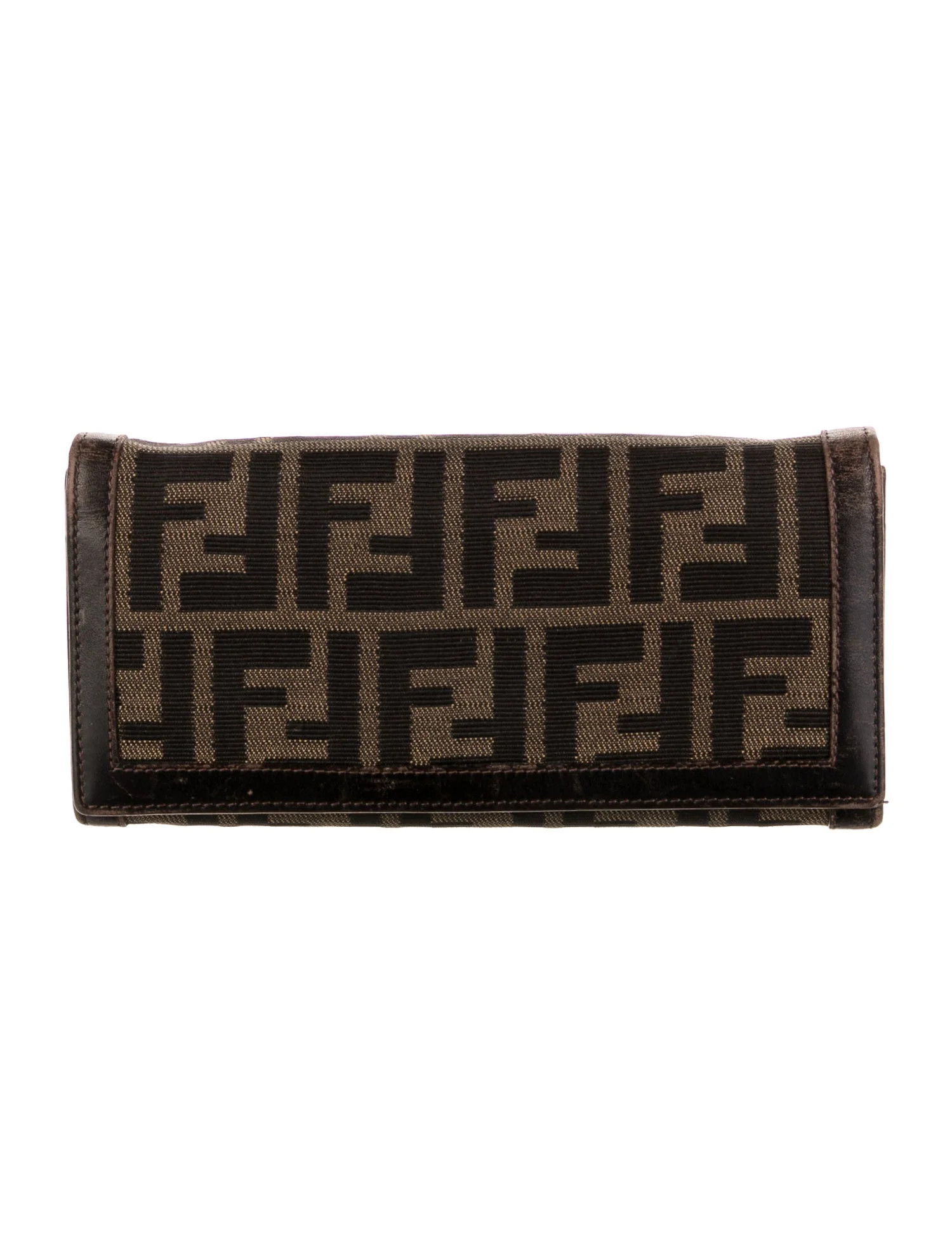 Vintage Zucca FF Logo Continental Wallet | The RealReal