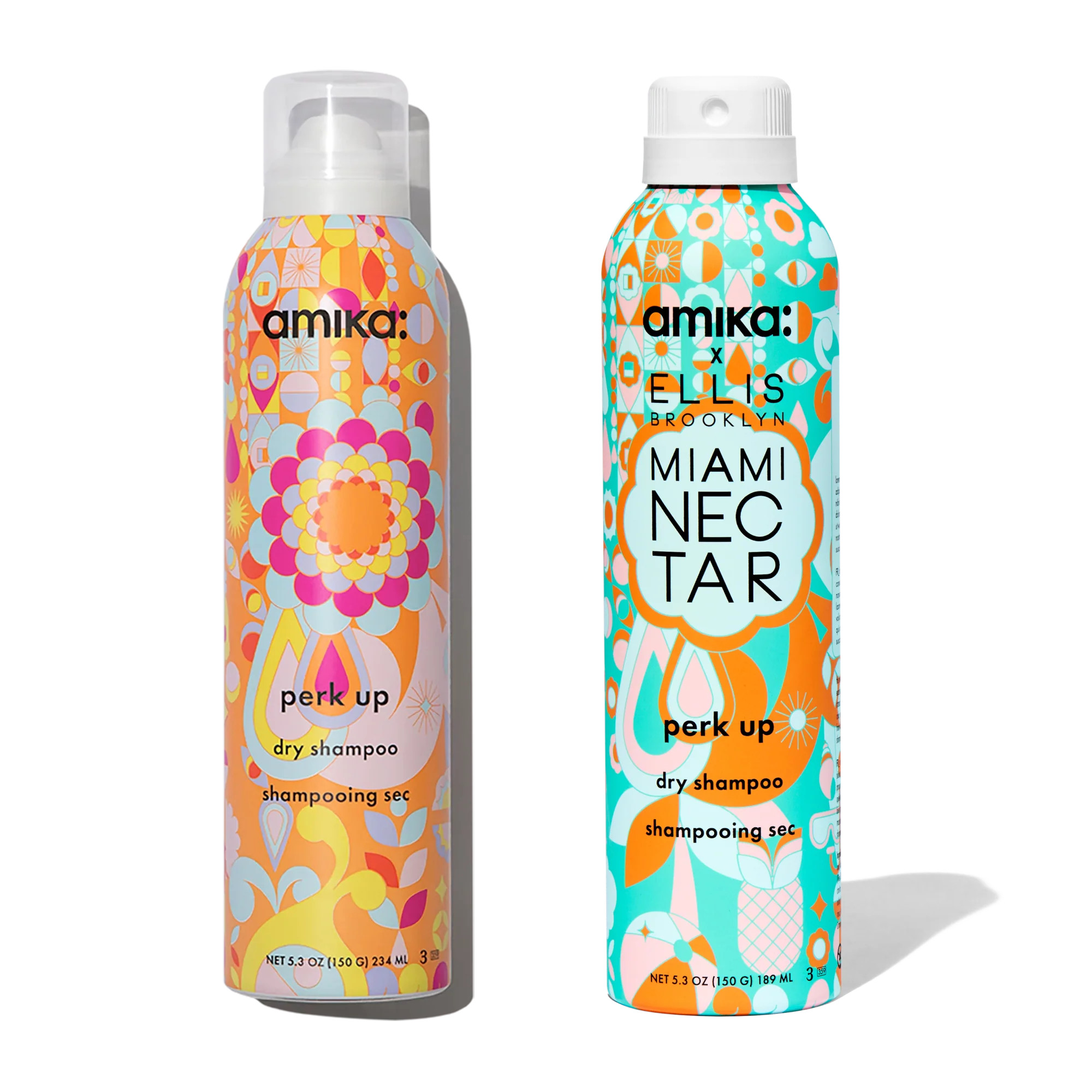 perk up dry shampoo paradise duo | limited-edition perk up x Ellis Brooklyn MIAMI NECTAR + signat... | amika US