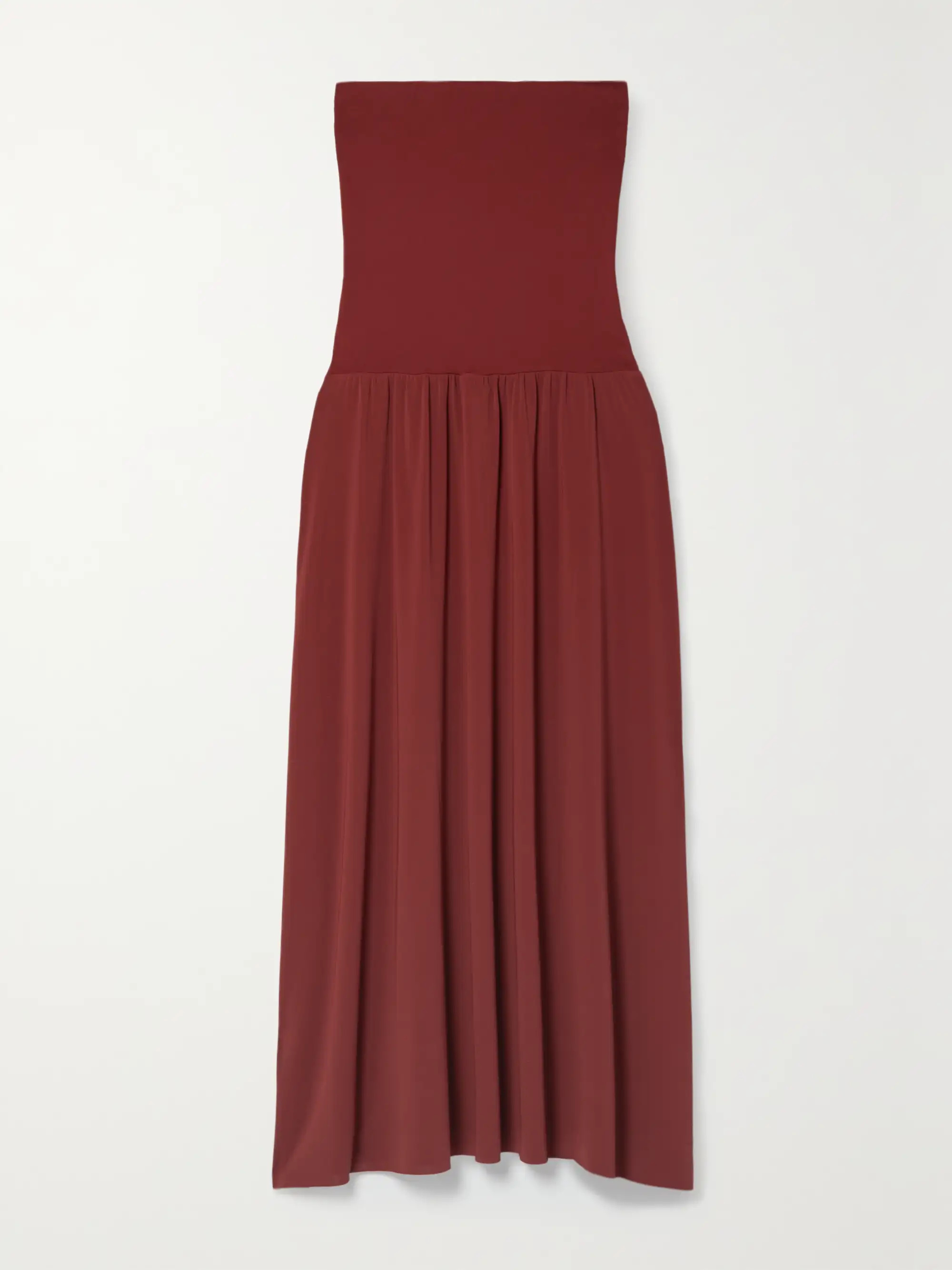 Oda strapless stretch-jersey maxi dress | NET-A-PORTER (US)
