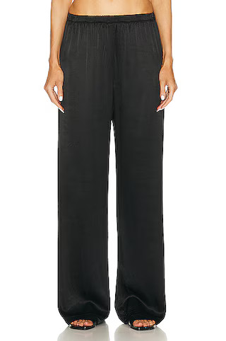 Satin Wide Leg Pant | FWRD 