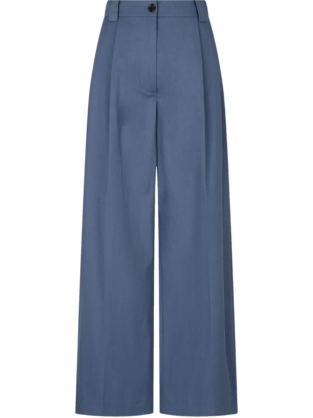 STUDIO TOMBOY pleat-detail Trousers | Blue | FARFETCH | Farfetch Global
