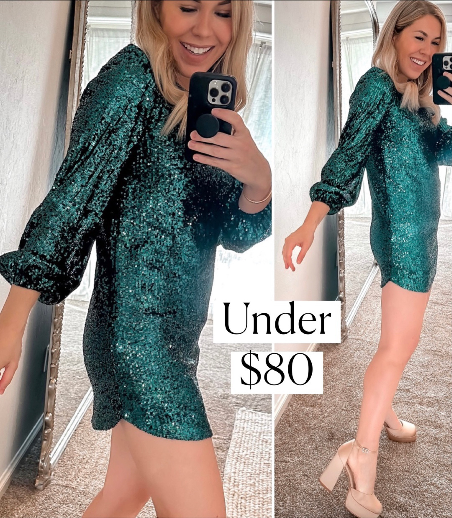 Sequin dress
Dress
Platform heels


#LTKSeasonal #LTKHoliday #LTKunder100