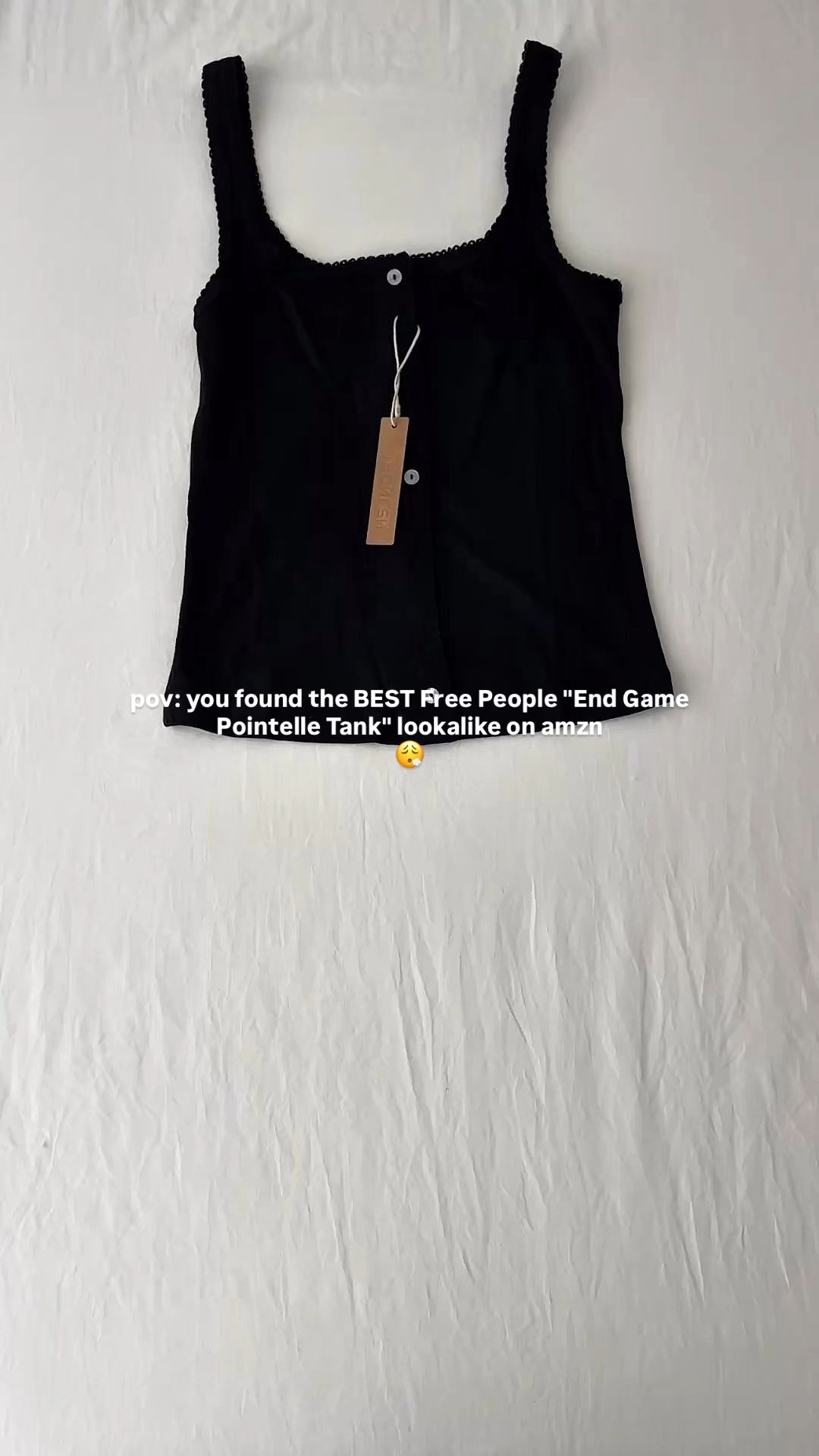 free people vibes without the price tag 🤍🖤
these amazon tanks are the best lookalikes for the fp “end game pointelle tank”
soft, stretchy, flattering, and $20 not $40 

 #LTKSaleAlert #LTKFindsUnder50 #LTKStyleTip