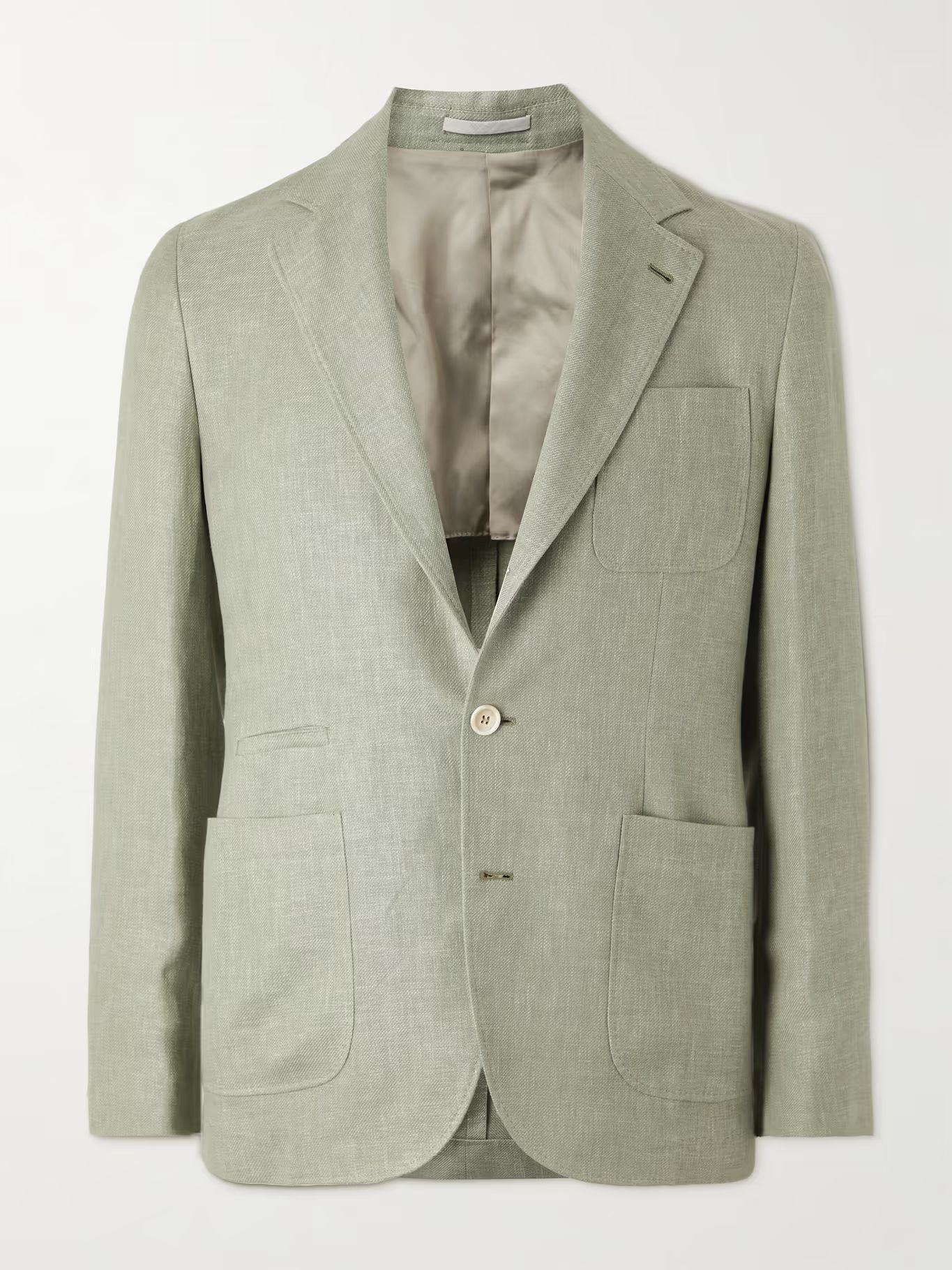 Slim-Fit Linen, Wool and Silk-Blend Blazer | Mr Porter (UK)