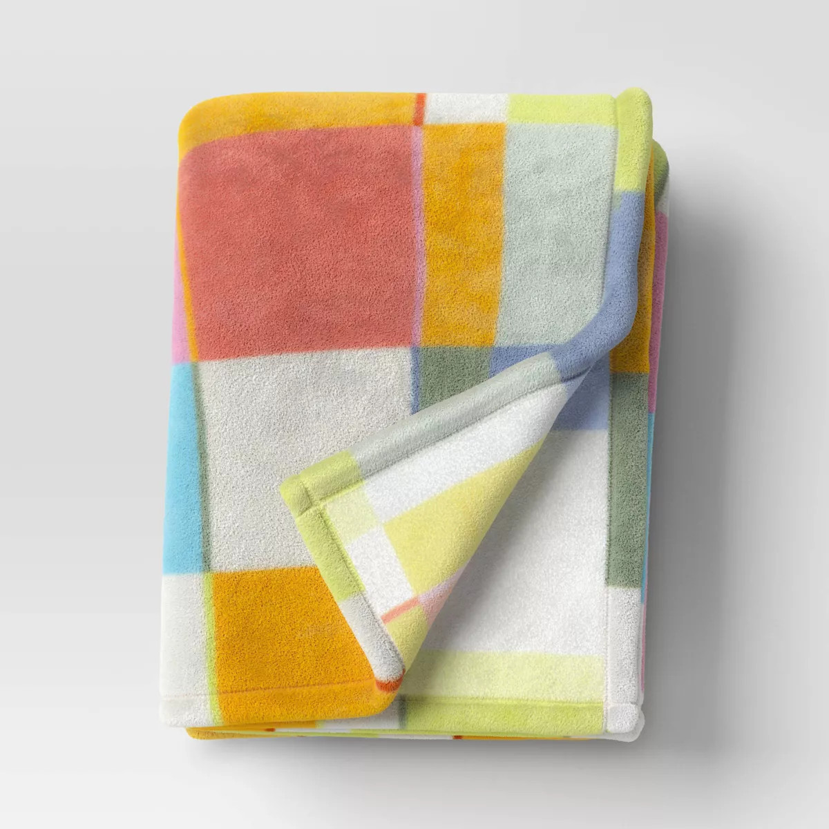Color Block Printed Plush Throw Blanket - Room Essentials™ | Target