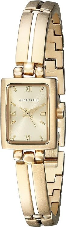 Anne Klein Women's 10-5404CHGB Gold-Tone Dress Watch | Amazon (US)