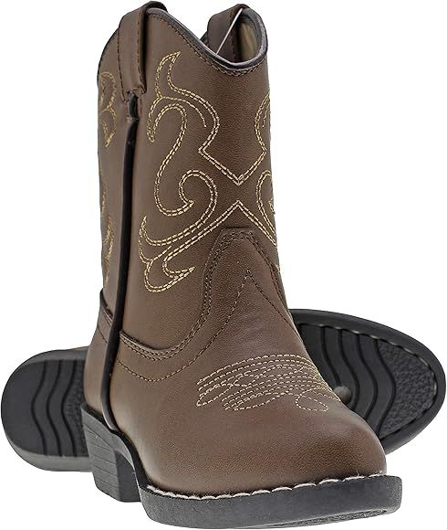 Amazon.com | Canyon Trails Kids' Lil Cowboy Pointed Toe Classic Western Boots (Toddler/Little Kid... | Amazon (US)