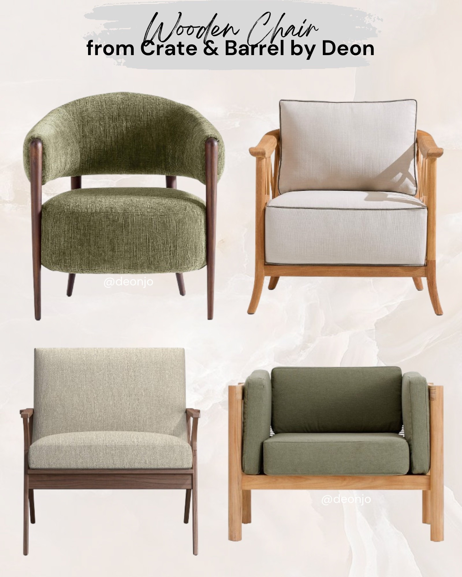 Check out these wooden chairs from Crate&Barrel. 

#LTKSpringSale #LTKSaleAlert #LTKHome