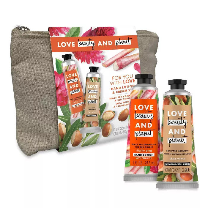 Love Beauty and Planet Hand Cream Gift Set - Shea and Sandalwood - 2ct/1oz each | Target