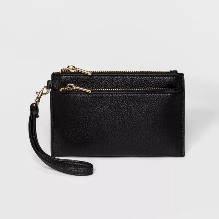 Double Zip Pouch Wristlet - A New Day™ | Target