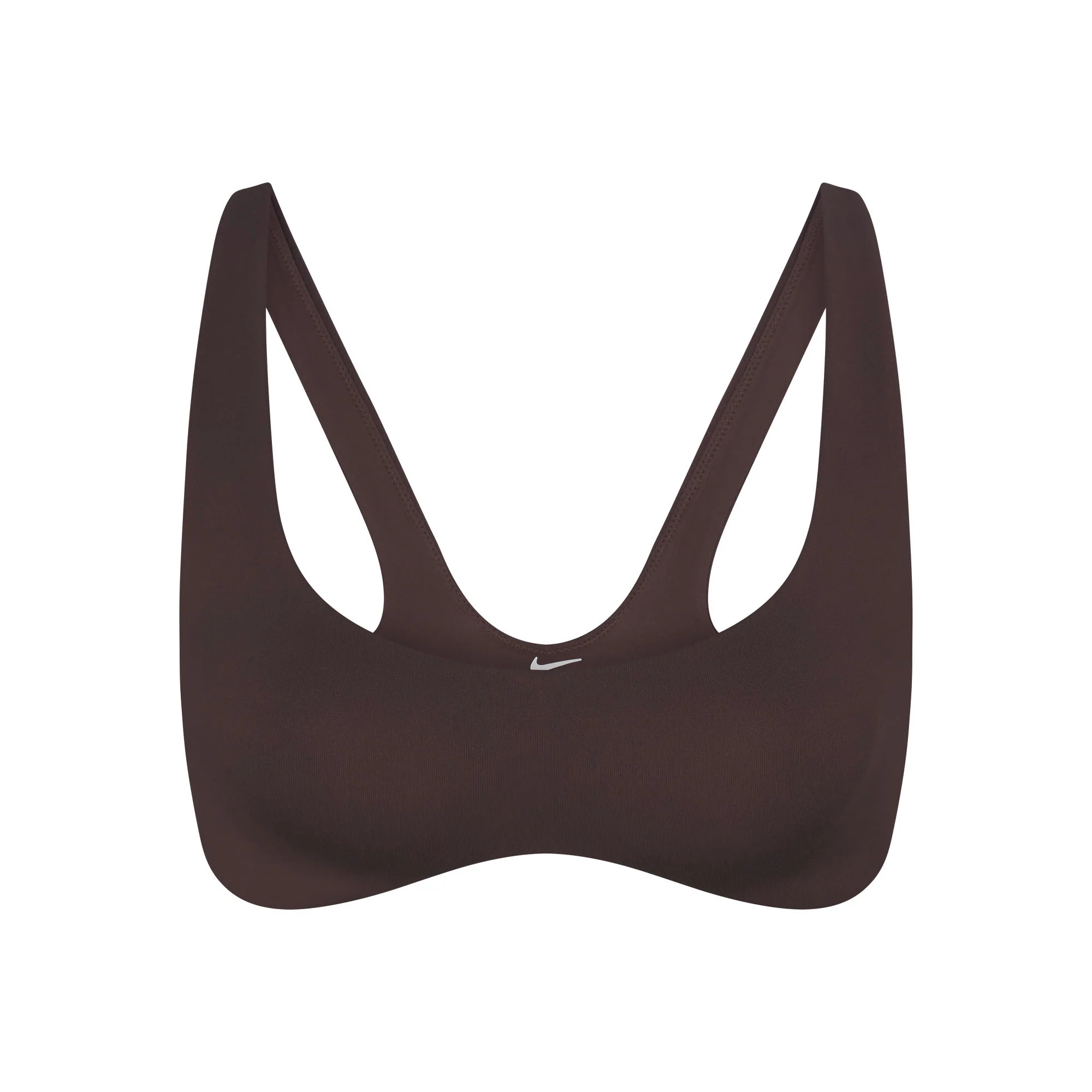 NikeSKIMS MATTE SHAPING SCOOP BRA | DARK SEPIA | SKIMS (US)
