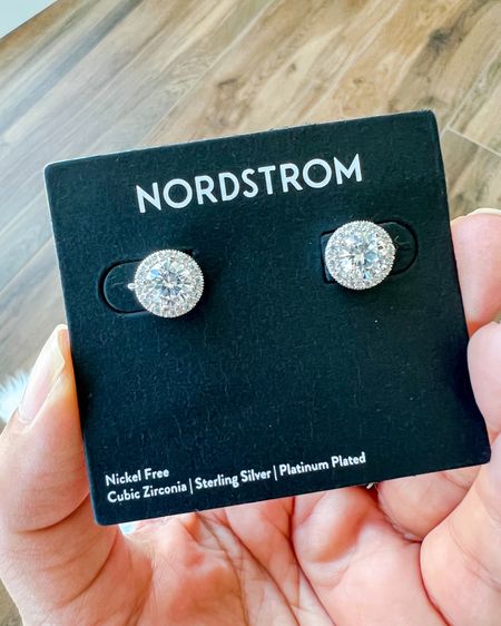 Nordstrom Anniversary Sale. These cubic zirconia halo earrings are gorgeous and on sale! So beautiful and look like real diamonds! Also available in gold. Absolutely stunning! NSALE

#liketkit @shop.ltk https://liketk.it/4e6zm

#LTKsalealert #LTKunder100 #LTKxNSale