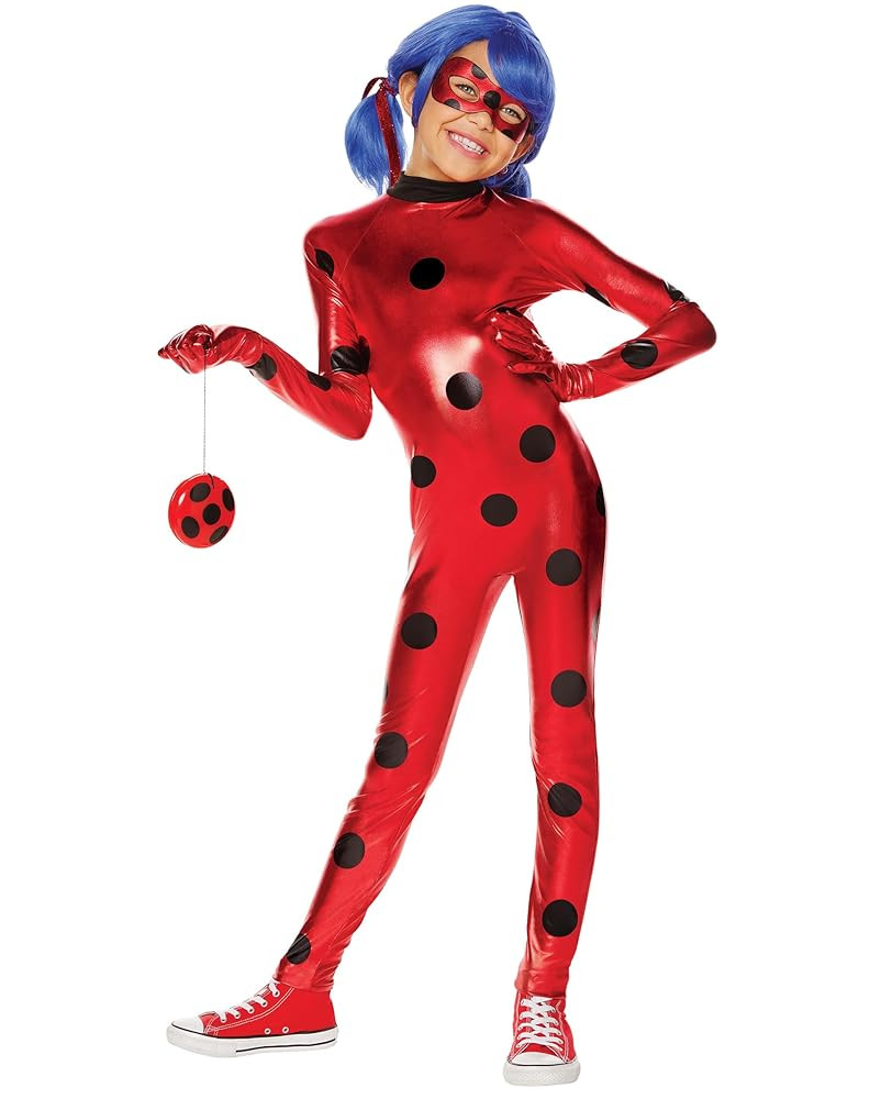Spirit Halloween Miraculous Ladybug Kids Ladybug Costume Deluxe | Officially Licensed | Miraculou... | Amazon (US)