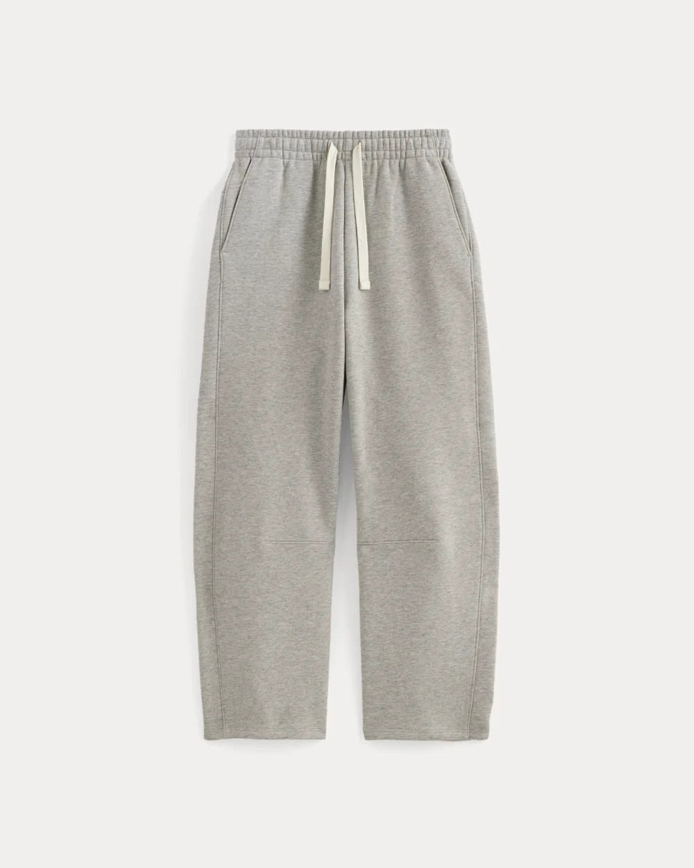 Luxe Fleece Barrel Sweatpant | Heathered Oat | Everlane